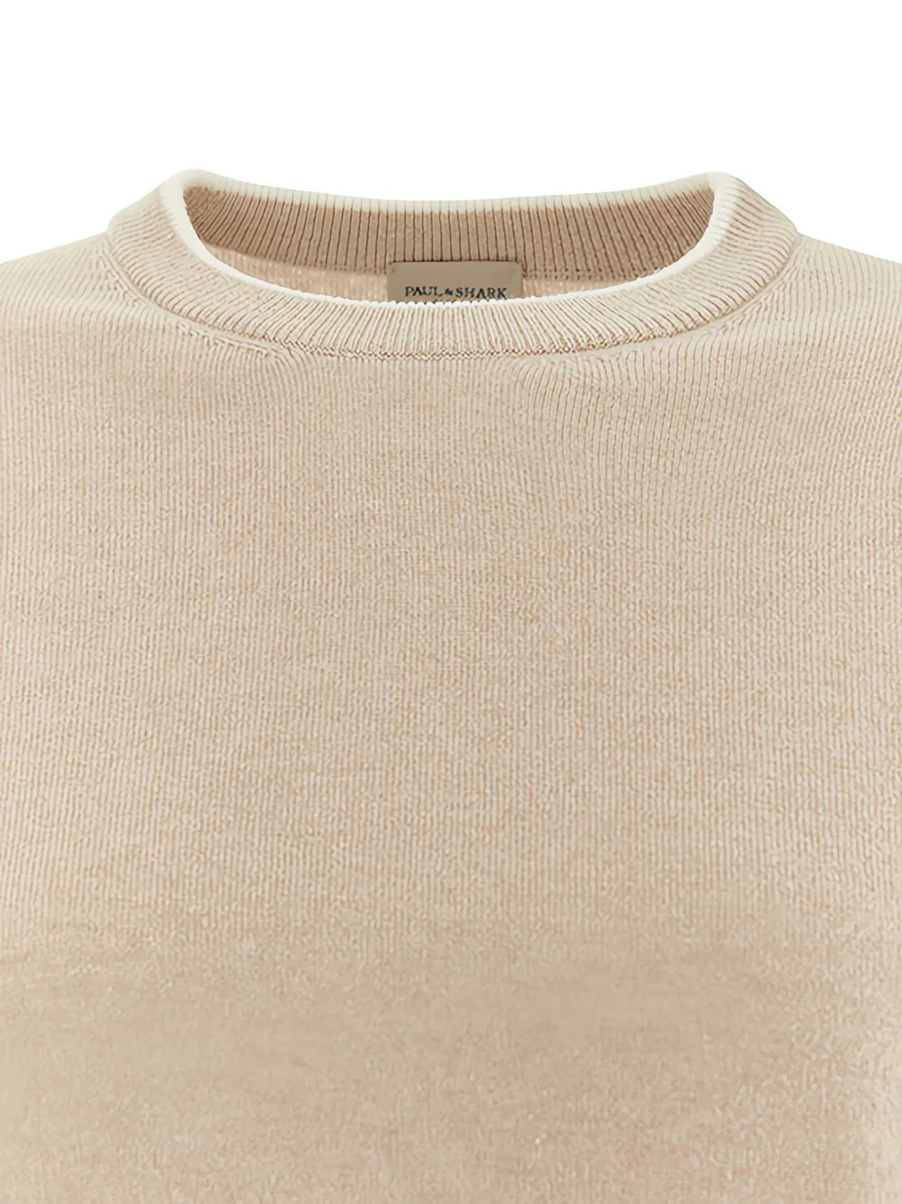 Paul & Shark Kasjmier trui met ronde hals Beige