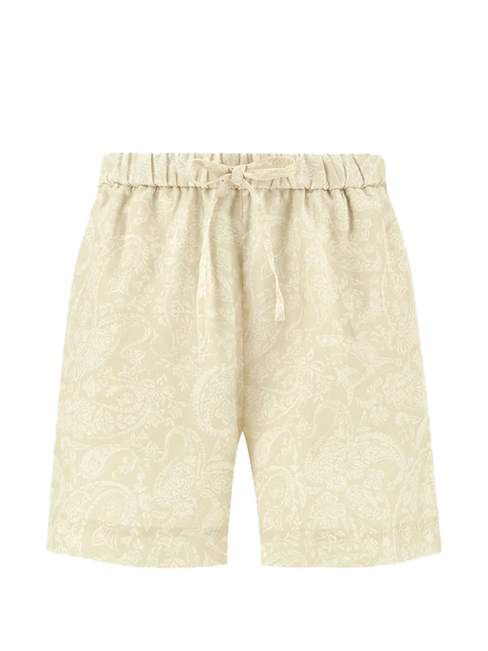 Paul & Shark paisley-print linen shorts - Neutrals