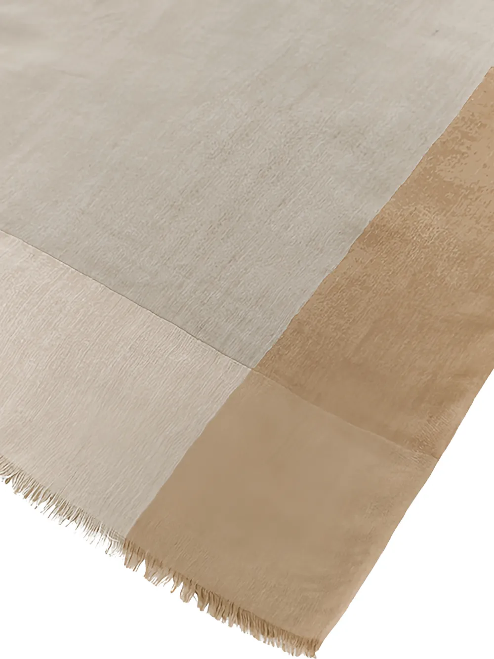 Paul & Shark Sjaal met colourblocking Beige