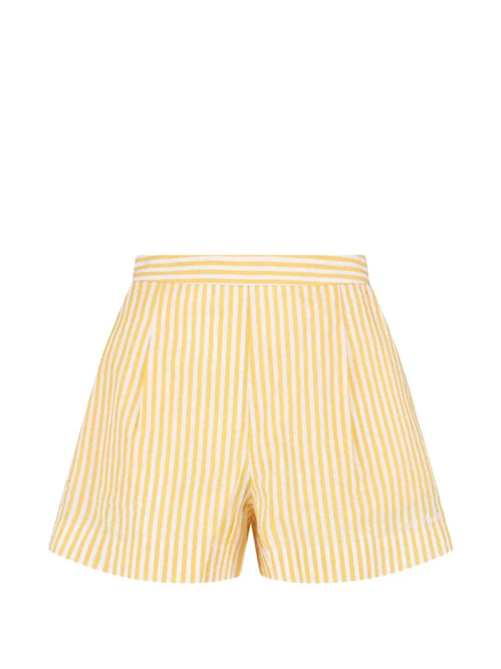 MC2 Saint Barth Gestreepte shorts Geel