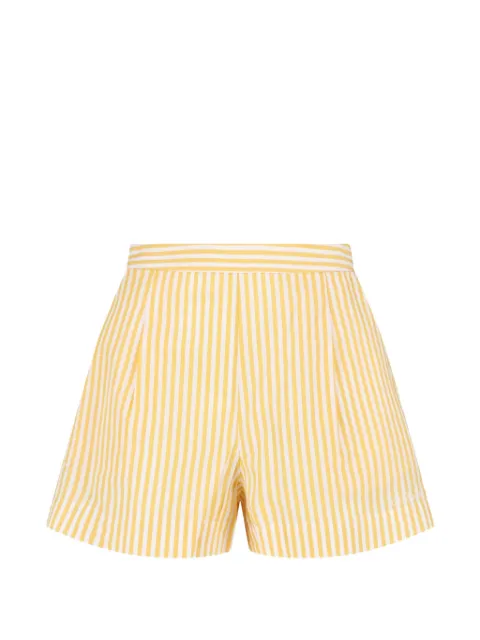 MC2 Saint Barth striped pleated shorts