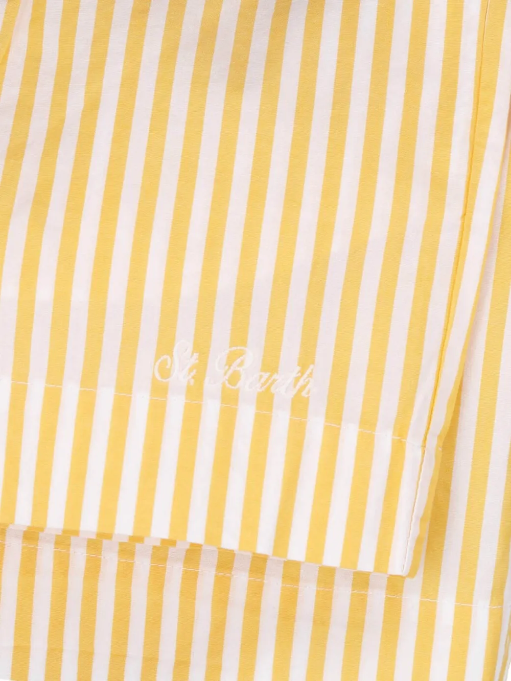 MC2 Saint Barth Gestreepte shorts Geel