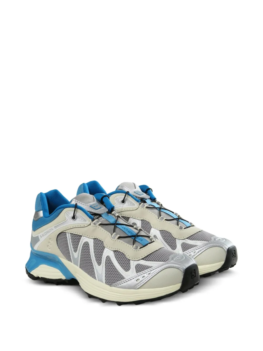 Salomon XT-Whisper panelled lace-up sneakers Grijs