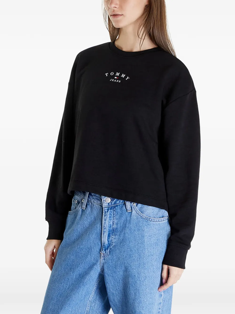 Tommy Hilfiger Maglione con ricamo - Nero