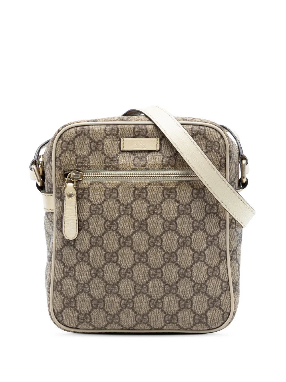 Gucci Pre-Owned 2016-2026 GG Supreme crossbody bag - Bianco