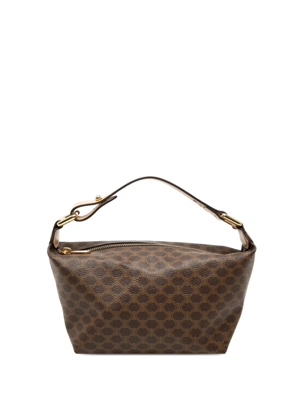 Celine Pre-Owned 20th Century Macadam Coated Canvas handbag - Marrone