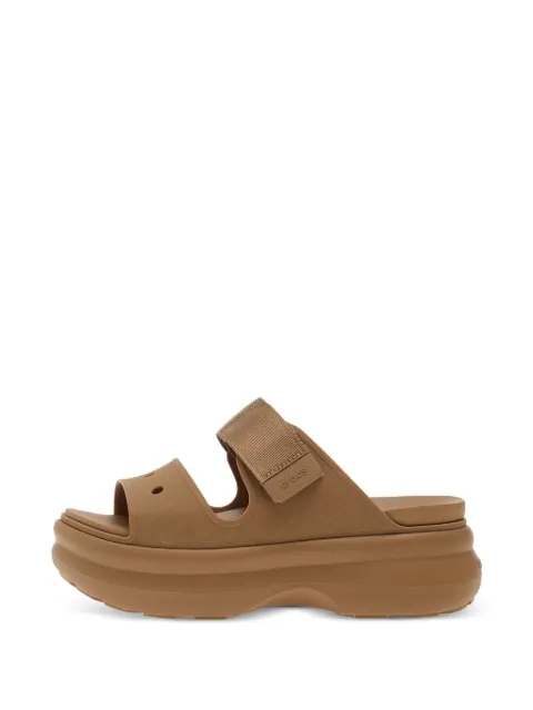 Crocs 소호 투 플랫폼 터치 스트랩 샌들