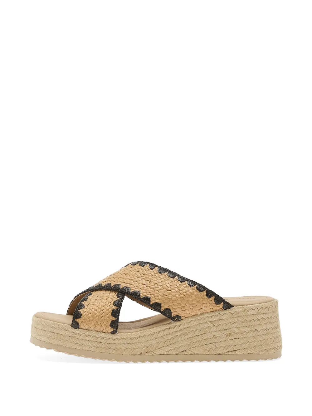 Geox Alemeria Crossover-strap Platform Sandals In Multi