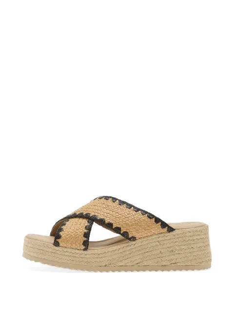 Geox Alemeria crossover-strap platform sandals