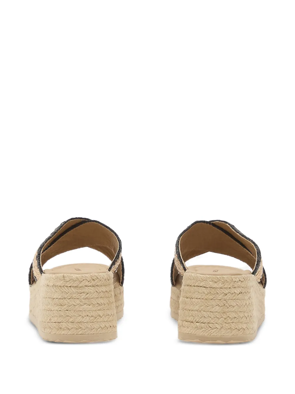 Geox Alemeria crossover-strap platform sandals Beige