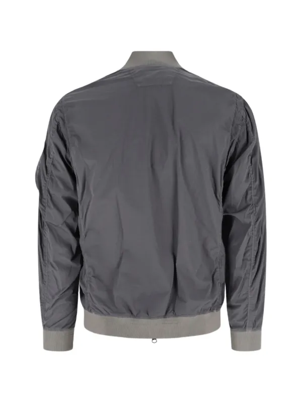 C.P. Company logo-detail Bomber Jacket | Grey | FARFETCH