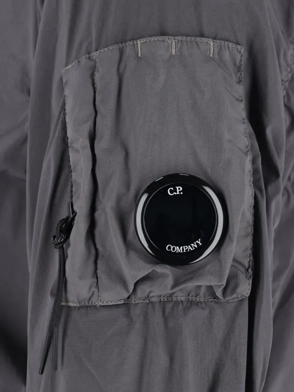 C.P. Company logo-detail Bomber Jacket | Grey | FARFETCH