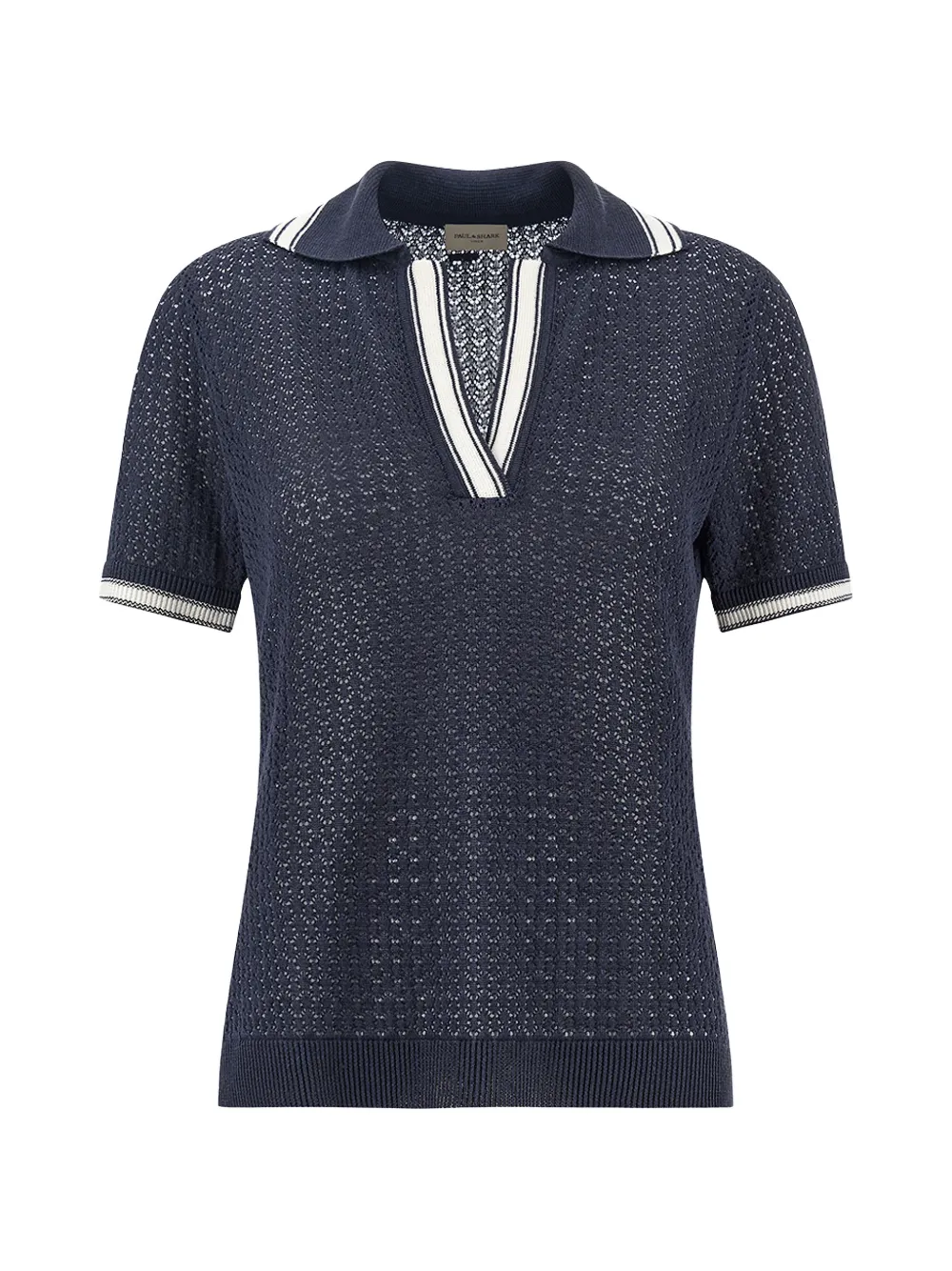 Paul & Shark openwork-knit knitted top - Blu