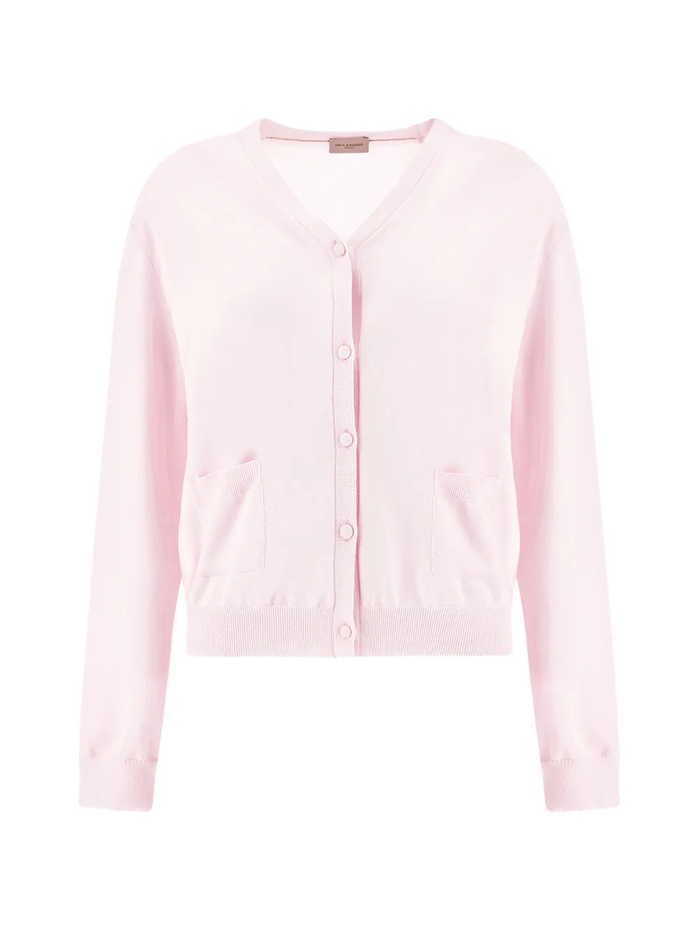 Paul & Shark V-neck patch-pocket cardigan - Rosa