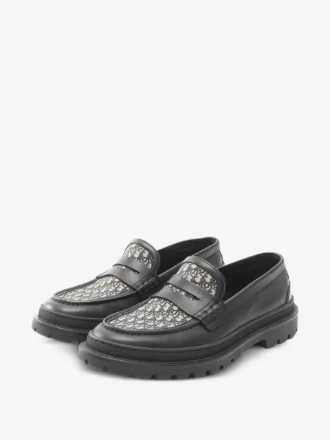 Christian Dior Pre-Owned 2010s Oblique Explorer loafers