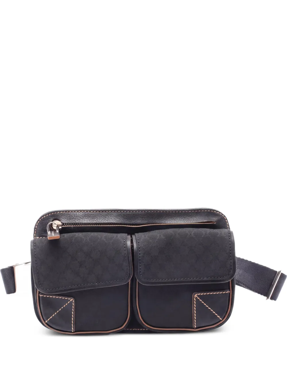 Celine Pre-Owned 2010s Macadam belt bag - Black