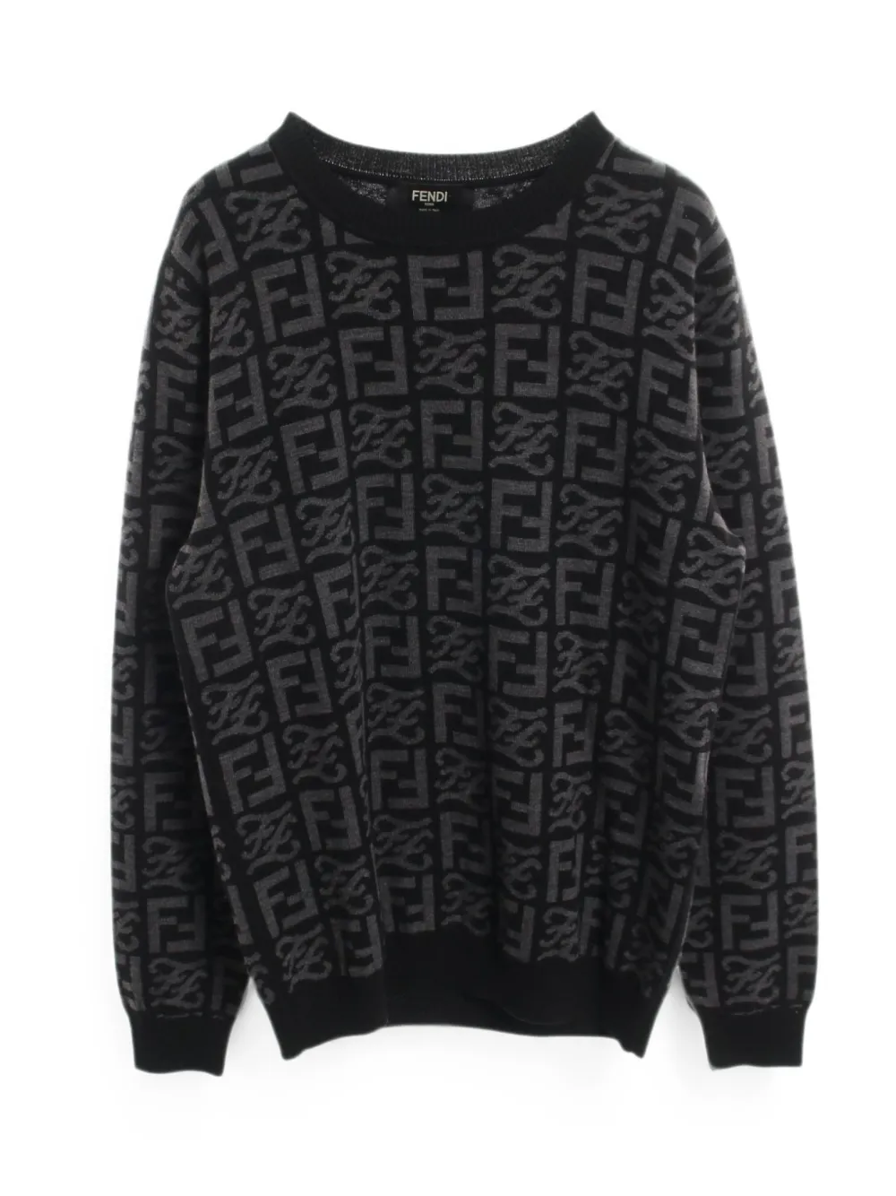 Fendi Pre-Owned 2010s FF logo sweater - Schwarz