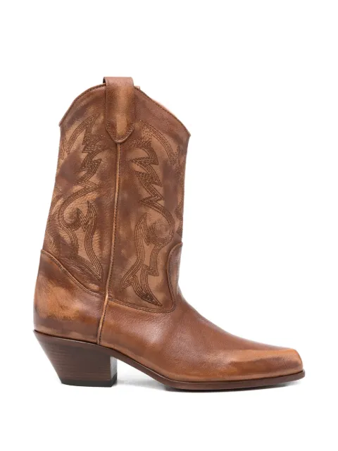 Vic Matie leather cowboy boots