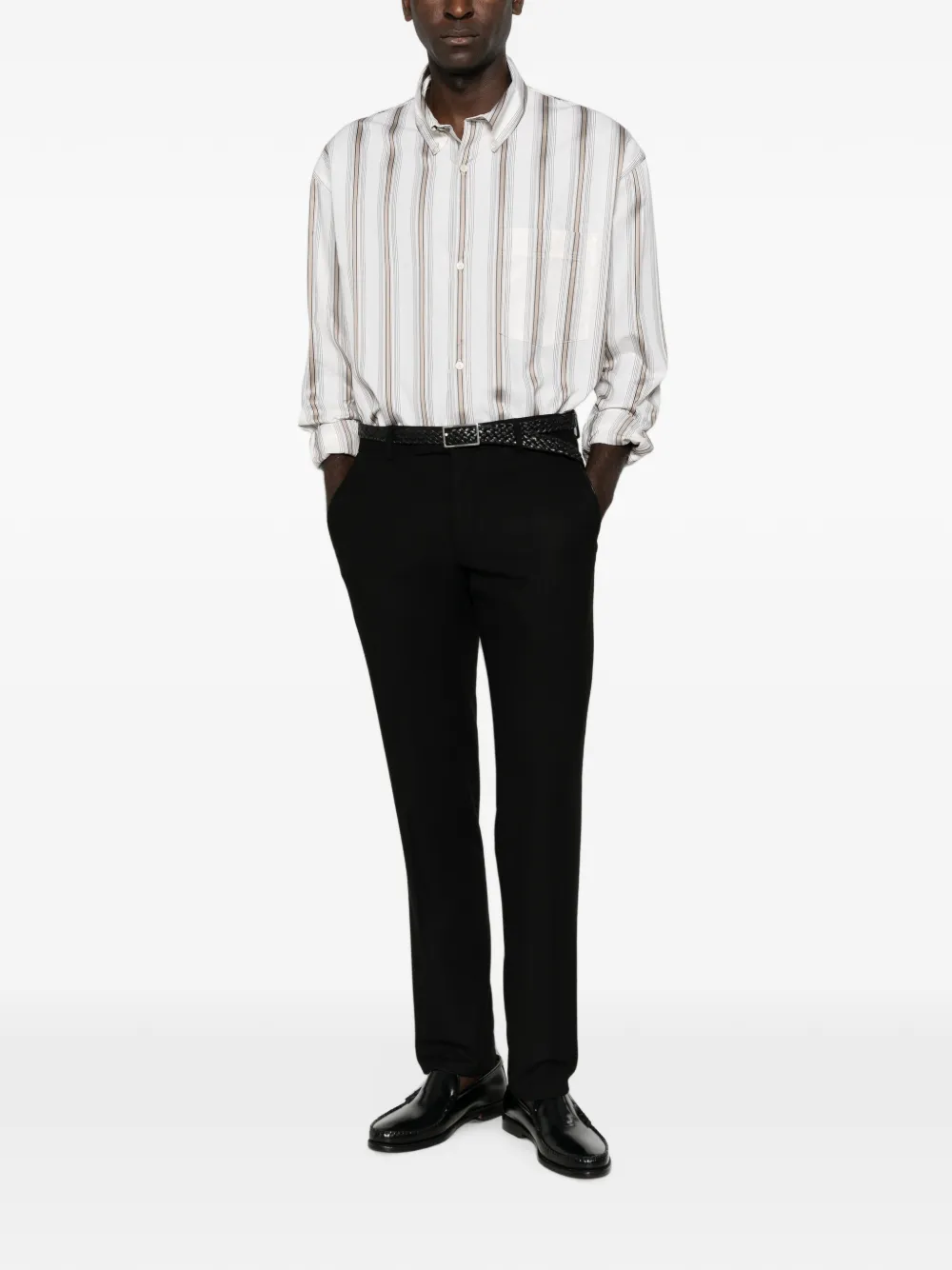 Karl Lagerfeld Edge chino Zwart