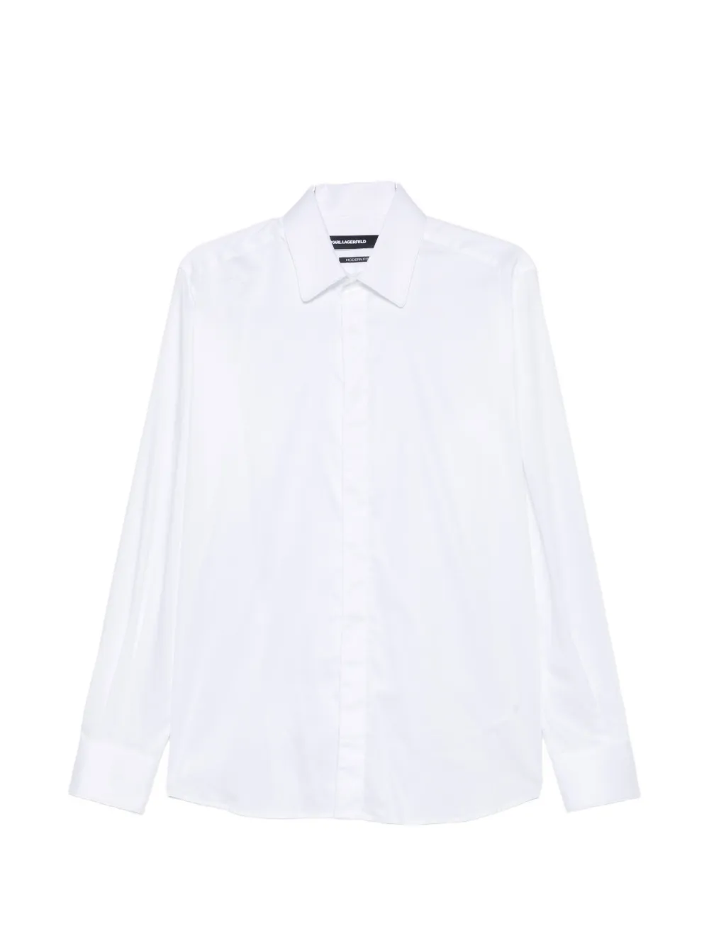 Karl Lagerfeld long-sleeve button-down shirt - Bianco