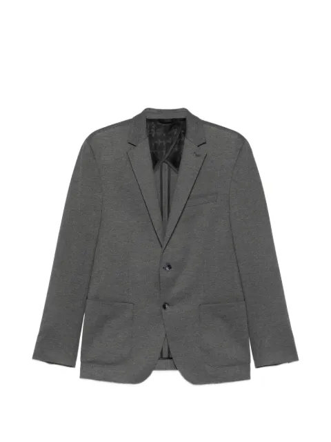 Karl Lagerfeld melange-effect single-breasted blazer