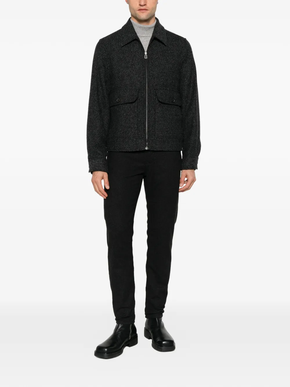 Karl Lagerfeld KL-Jim five-pocket trousers Zwart