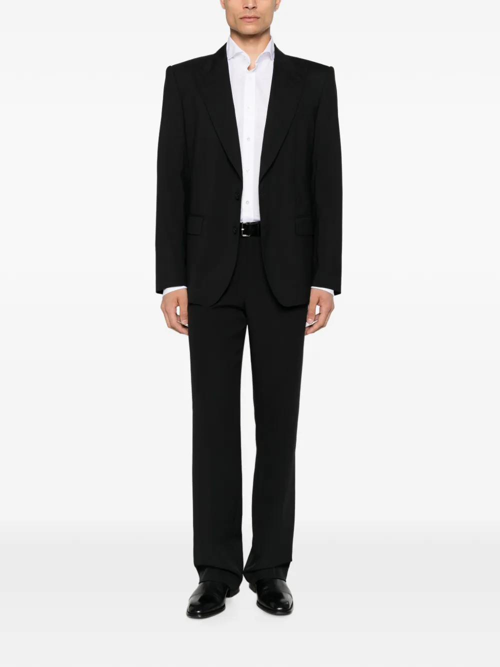 Karl Lagerfeld Modern Fit overhemd met knoopsluiting Wit