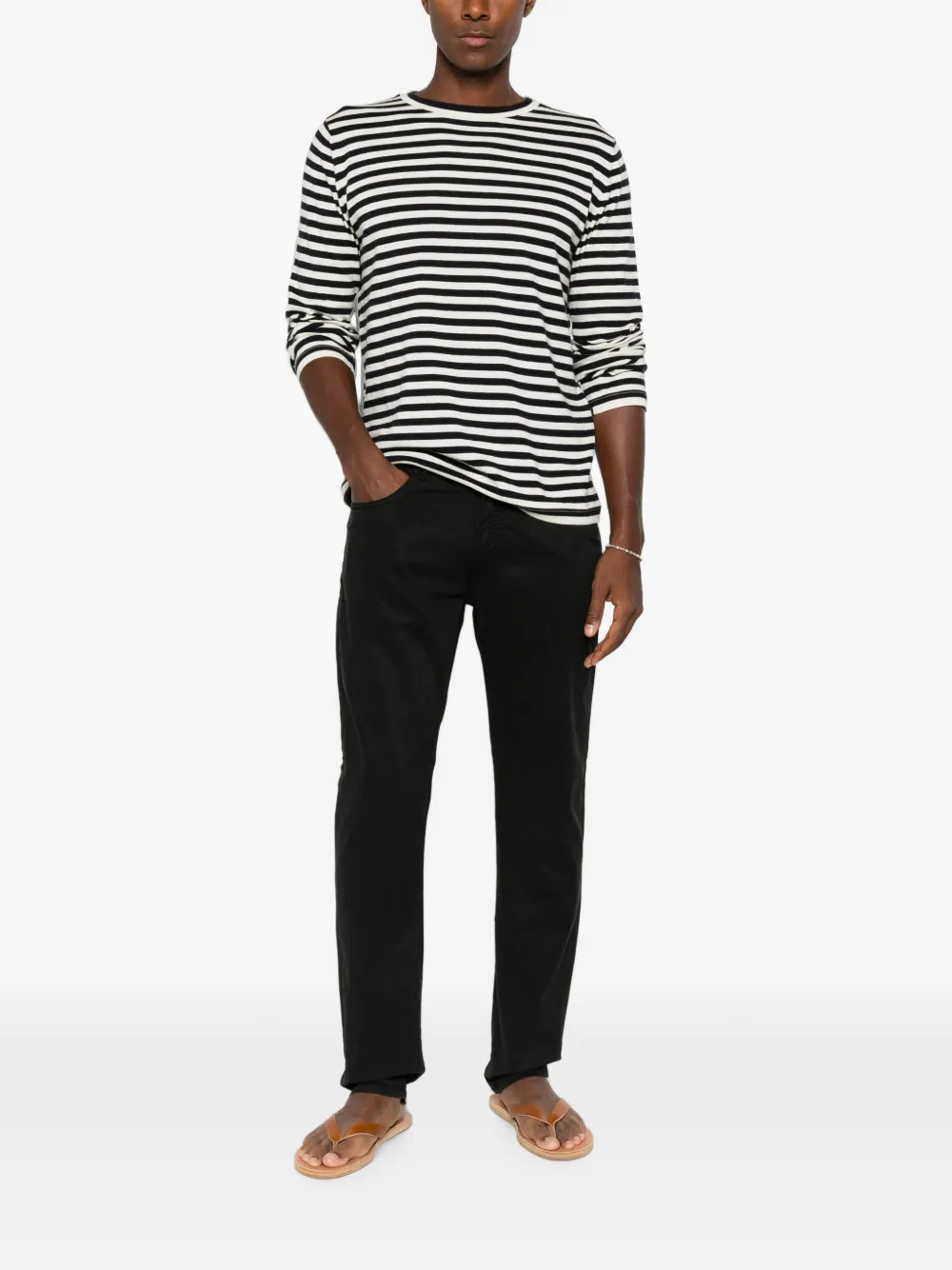 Karl Lagerfeld Mid waist jeans Zwart