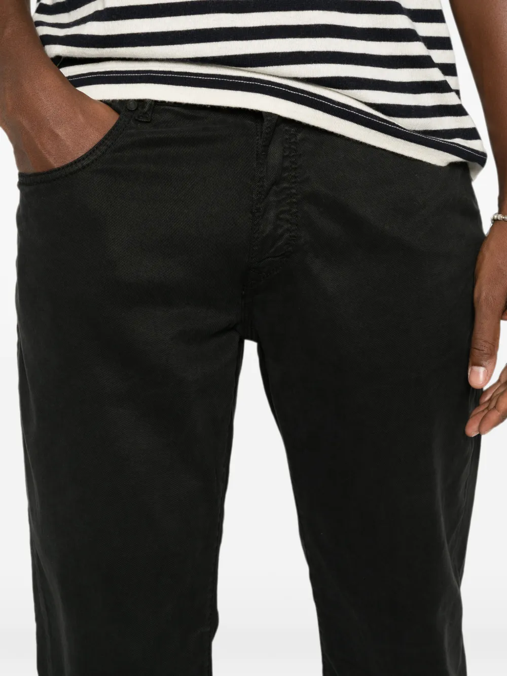 Karl Lagerfeld Mid waist jeans Zwart