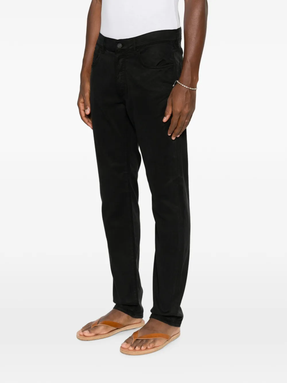 Karl Lagerfeld Mid waist jeans Zwart