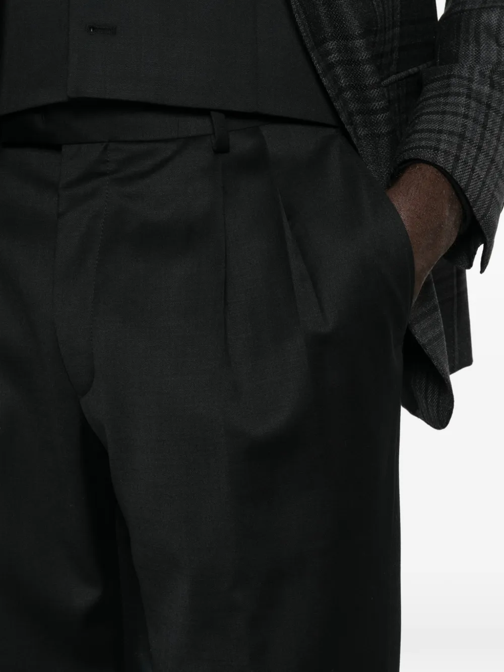 Karl Lagerfeld Geplooide pantalon Zwart