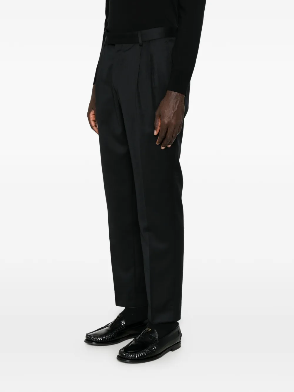 Karl Lagerfeld Geplooide pantalon Zwart