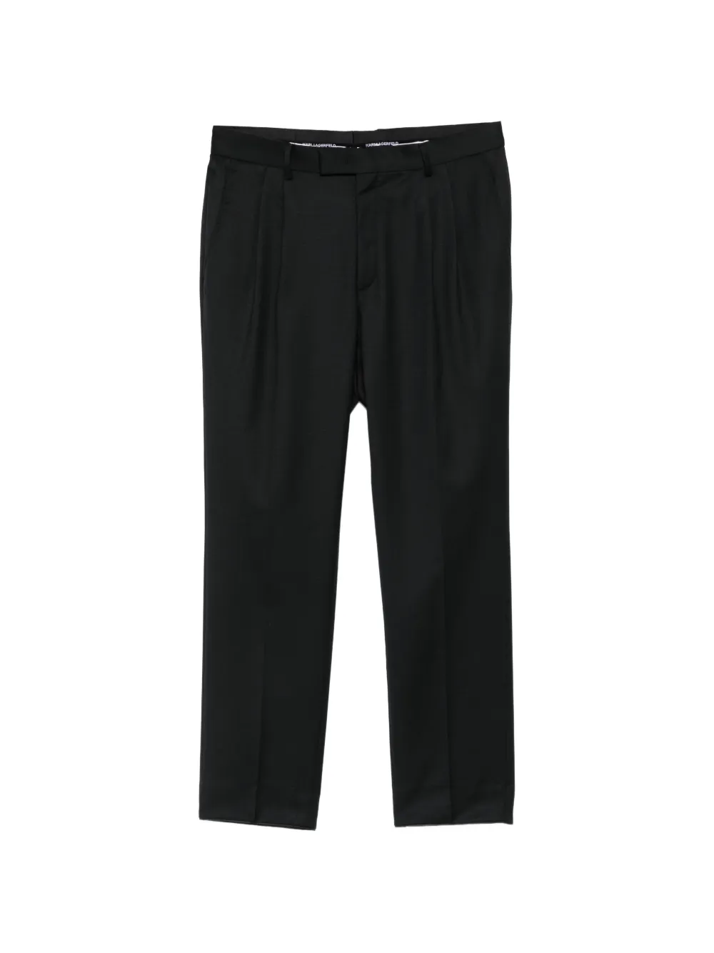 Karl Lagerfeld pleated tailored trousers - Noir Karl Lagerfeld pleated tailored trousers - Noir