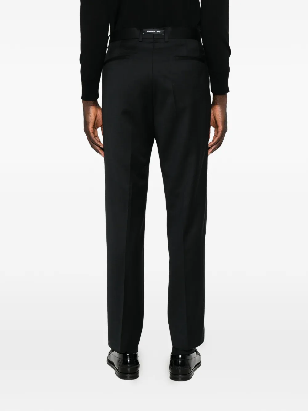 Karl Lagerfeld Geplooide pantalon Zwart