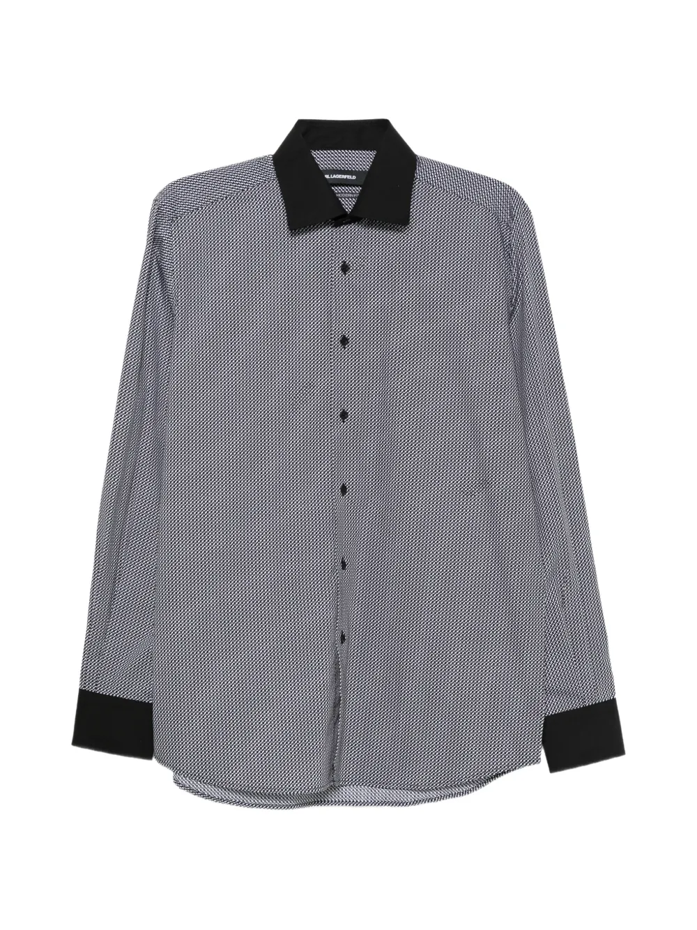 Karl Lagerfeld geometric-print shirt - Nero