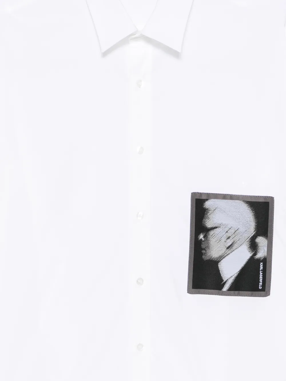 Karl Lagerfeld Overhemd met grafische print Wit