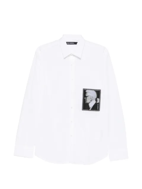 Karl Lagerfeld graphic-print shirt