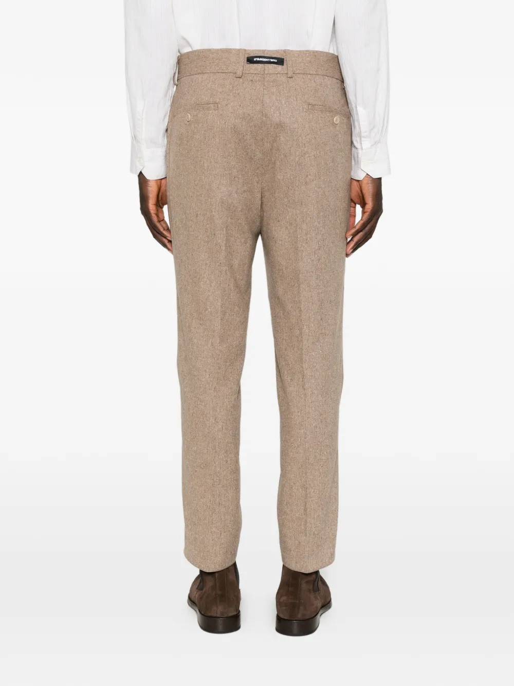 Karl Lagerfeld Geplooide pantalon Beige