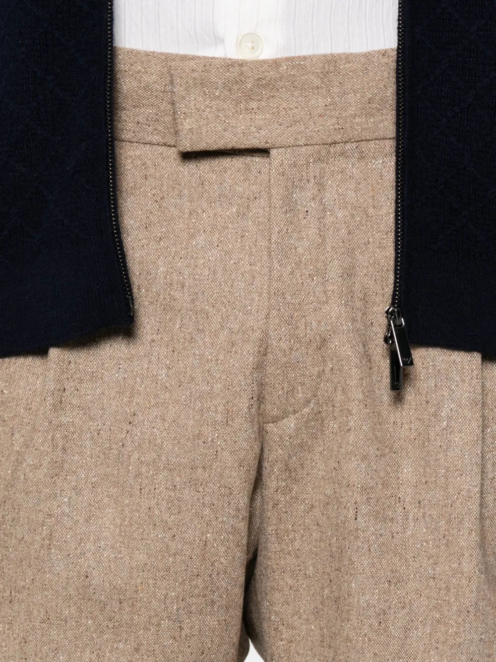 Karl Lagerfeld Geplooide pantalon Beige