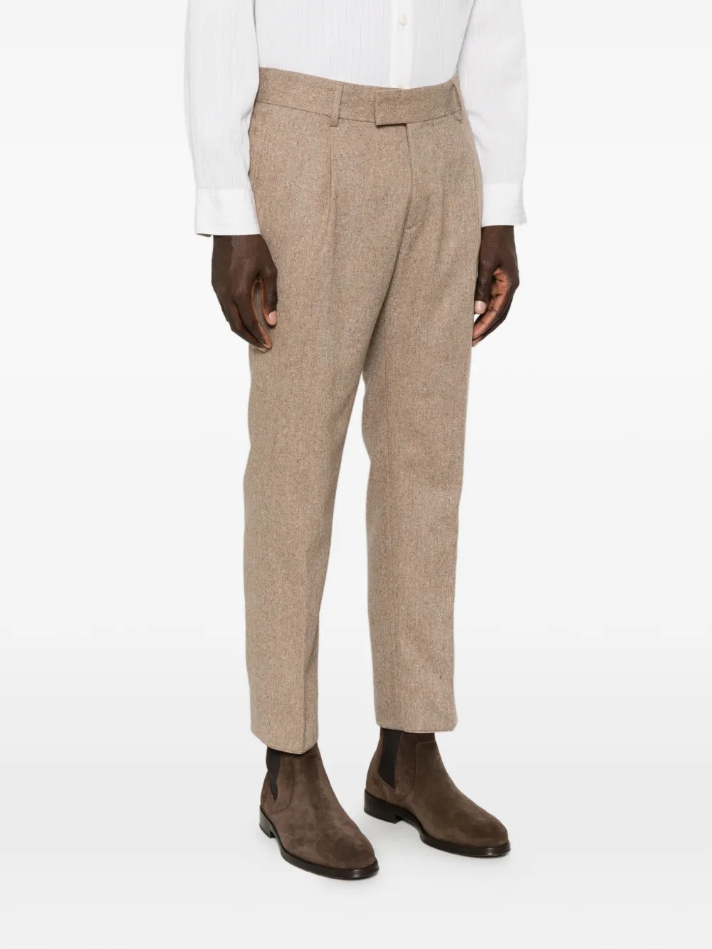 Karl Lagerfeld Geplooide pantalon Beige