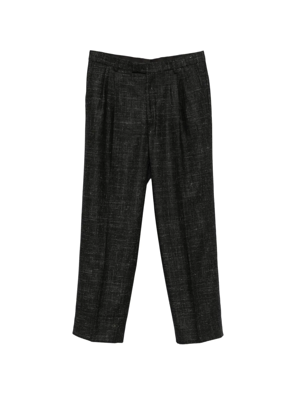 Karl Lagerfeld pleated straight-leg trousers - Noir Karl Lagerfeld pleated straight-leg trousers - Noir