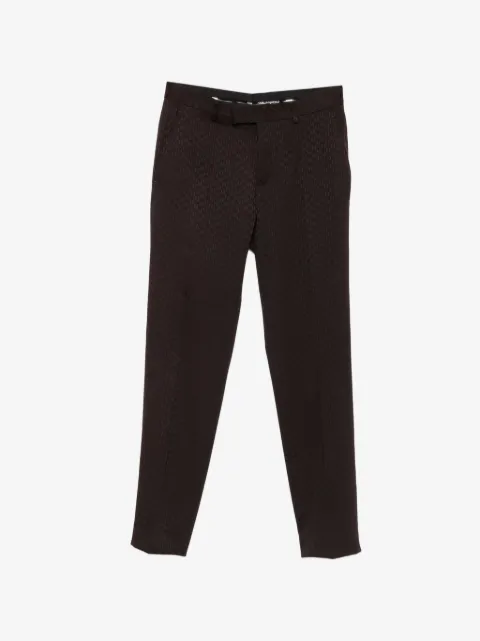 Karl Lagerfeld Road monogram-pattern tailored trousers
