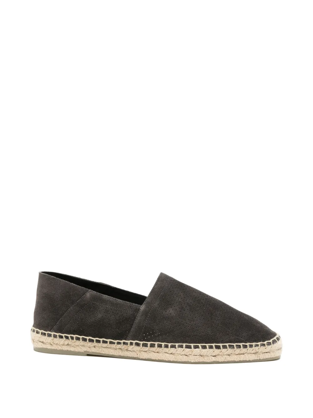 TOM FORD perforated-suede espadrilles - Grigio