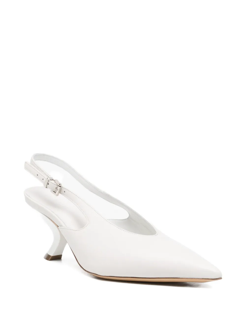 Vic Matie pointed-toe slingback pumps Wit