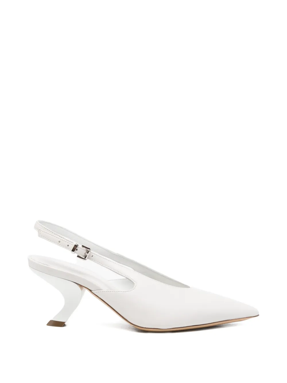 Vic Matie pointed-toe slingback pumps Wit