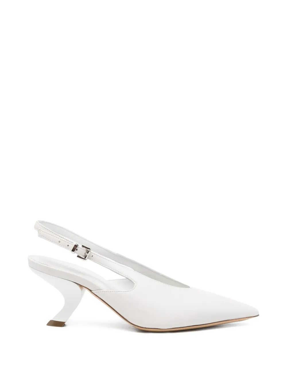 Vic Matie pointed-toe slingback pumps Wit
