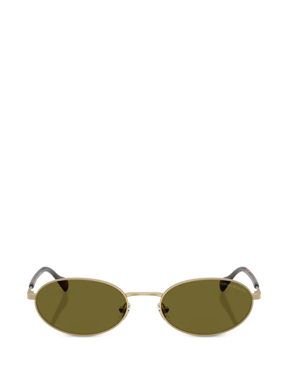 Emporio Armani Ida oval-frame sunglasses - Gold