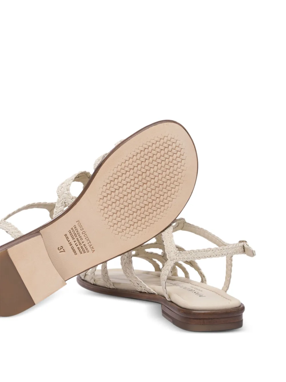 PONS QUINTANA Diana Wet Salinas sandalen Beige