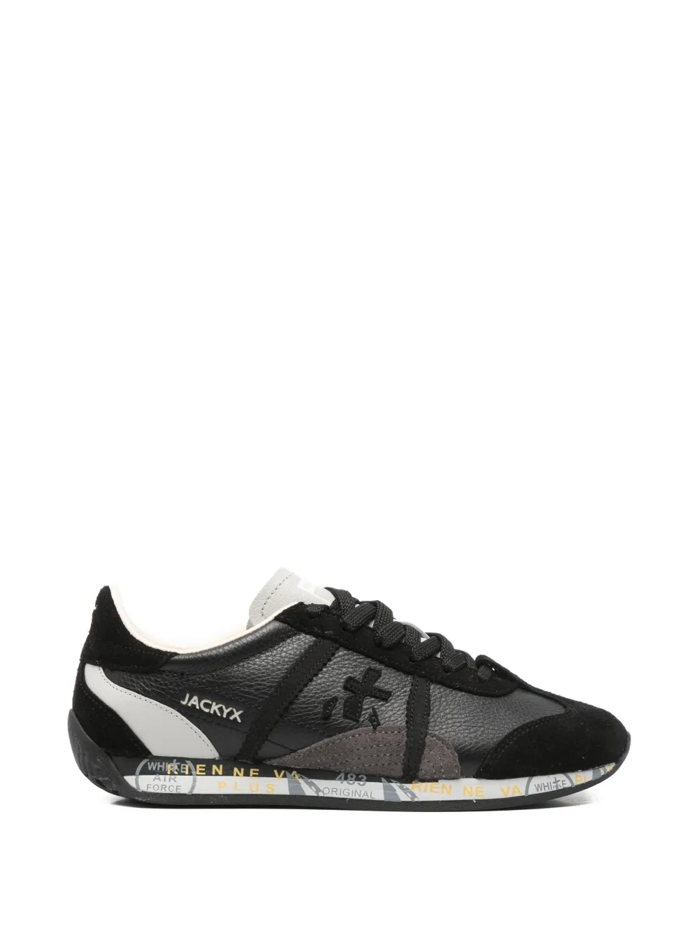 Premiata JackyX logo-patch sneakers - Schwarz
