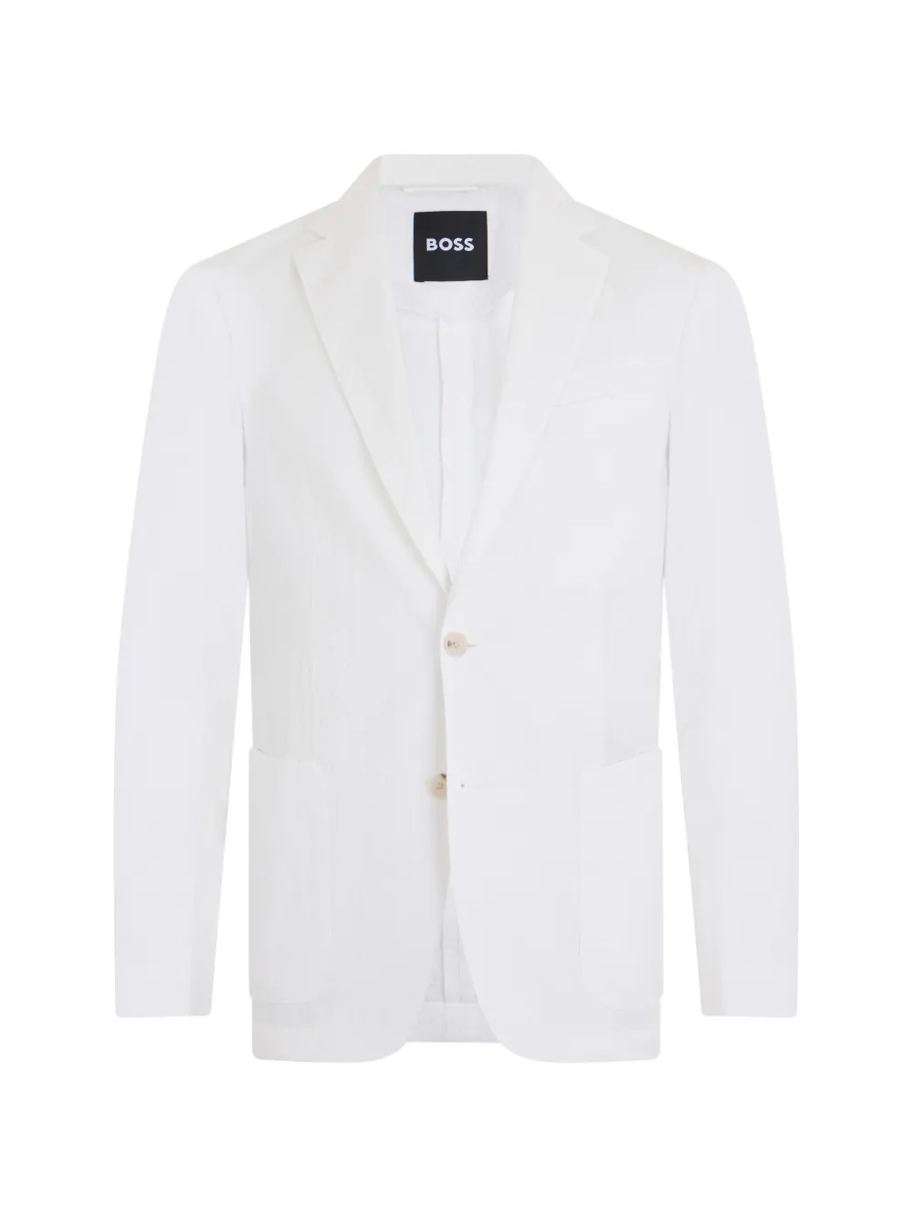 BOSS single breasted blazer - Weiß